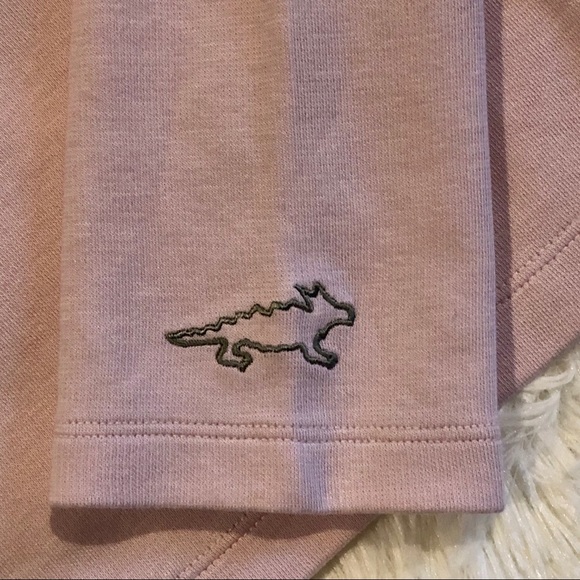 HORNY TOAD—WOMEN’S BOATNECK PINK & GREEN LS TOP!! SUPER CUTE, FANTASTIC SHAPE!! - Picture 4 of 6